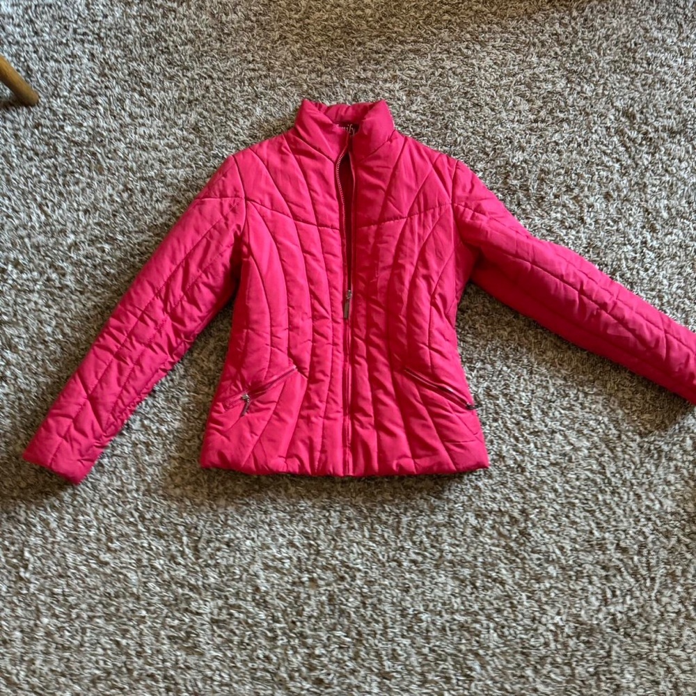 Kids Pink Quilted Jacket